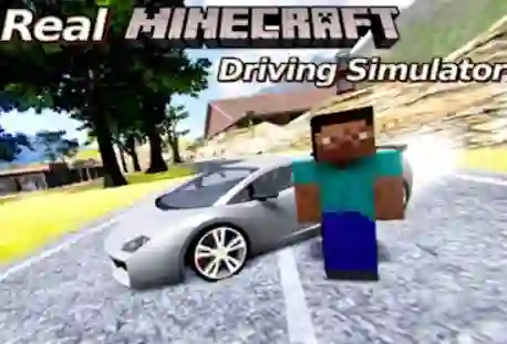 שפּיל Real Minecraft Driving Simulator אָנליין