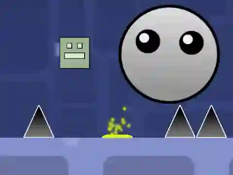 שפּיל Geometry Dash: clicker and levels אָנליין