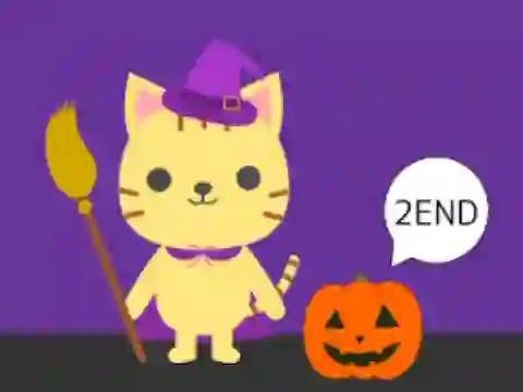 שפּיל Cat and Halloween Escape אָנליין
