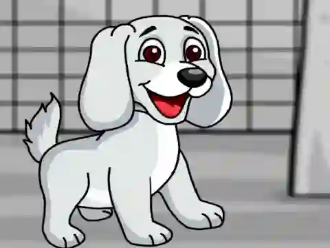 שפּיל Rescue the White Puppy from Cage אָנליין