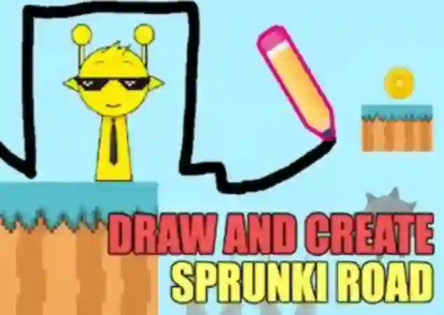 שפּיל Draw And Create Sprunki Road אָנליין