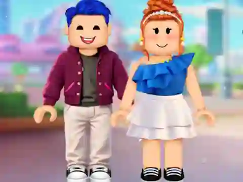 שפּיל Roblox Couple Dressup אָנליין