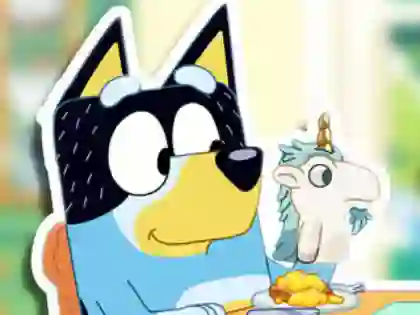 שפּיל Jigsaw Puzzle: Bluey Toy Time אָנליין