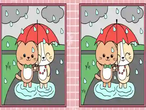 שפּיל Spot the Differences Cute Kittens אָנליין