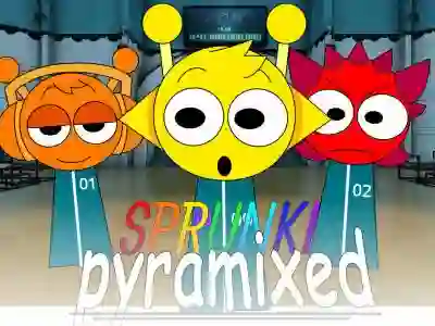 שפּיל Sprunki Pyramixed: Squid Game אָנליין