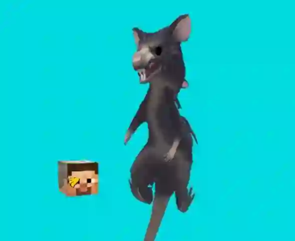 שפּיל Ratomilton Spinning Flappy Minecraf אָנליין