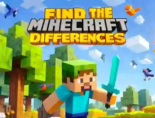 שפּיל Find The Differences: Minecraft אָנליין