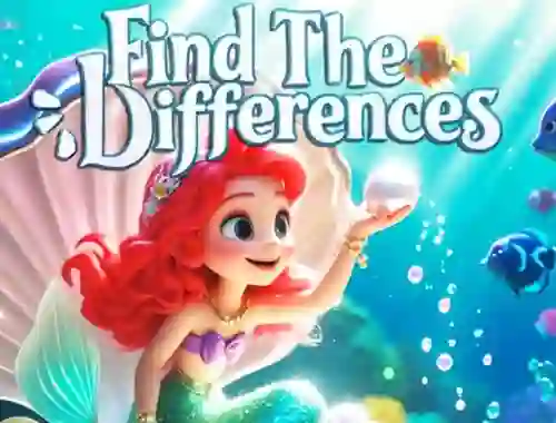 שפּיל Find The Differences: Little Mermaid אָנליין