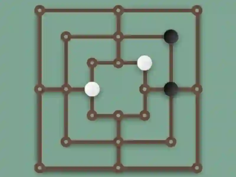 שפּיל Mill Nine Mens Morris אָנליין