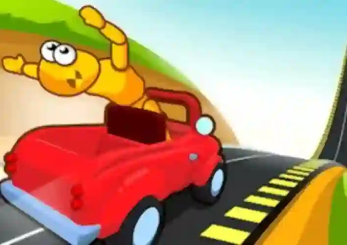 שפּיל Downhill Car Ride Crash Test אָנליין