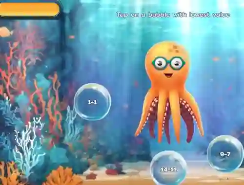 שפּיל Bubble Math Dive אָנליין