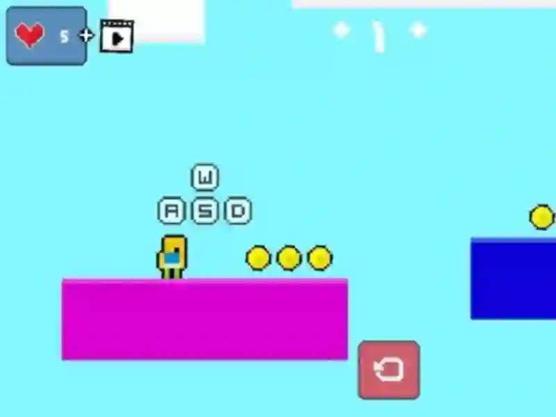 שפּיל 2d Obby Rainbow Parkour אָנליין