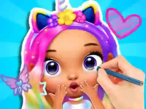 שפּיל Coloring Book: Fashion Barbie Princess אָנליין