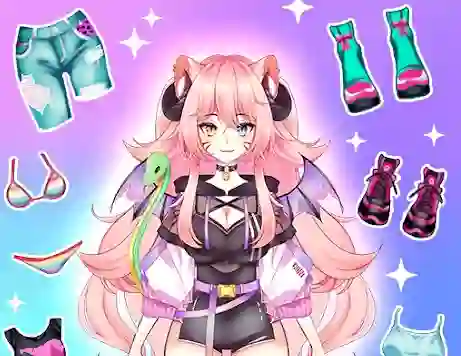שפּיל Anime Dress Up Moe אָנליין