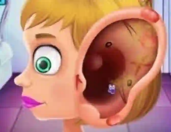 שפּיל Children's Doctor Treating Ears אָנליין