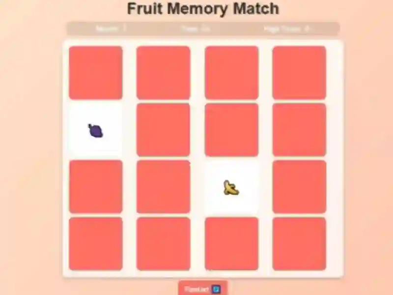 שפּיל Fruit Memory Match אָנליין