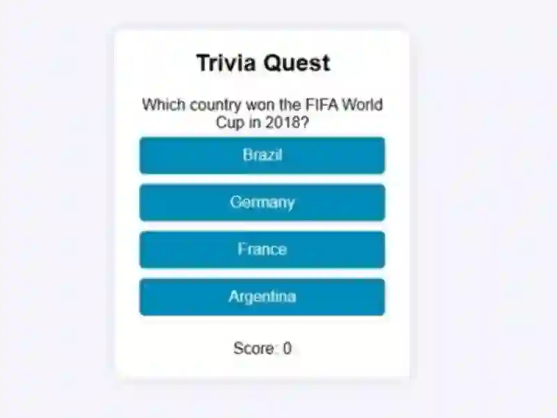 שפּיל Trivia Quest אָנליין