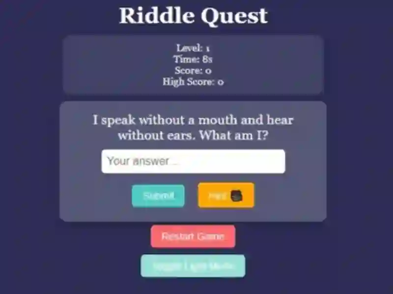 שפּיל Riddle Quest Brain Teaser אָנליין
