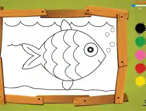 שפּיל Kids Colour Game אָנליין