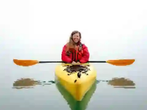 שפּיל Kayak Kayaking Lake Jigsaw אָנליין