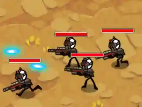 שפּיל Stickman Warfare אָנליין