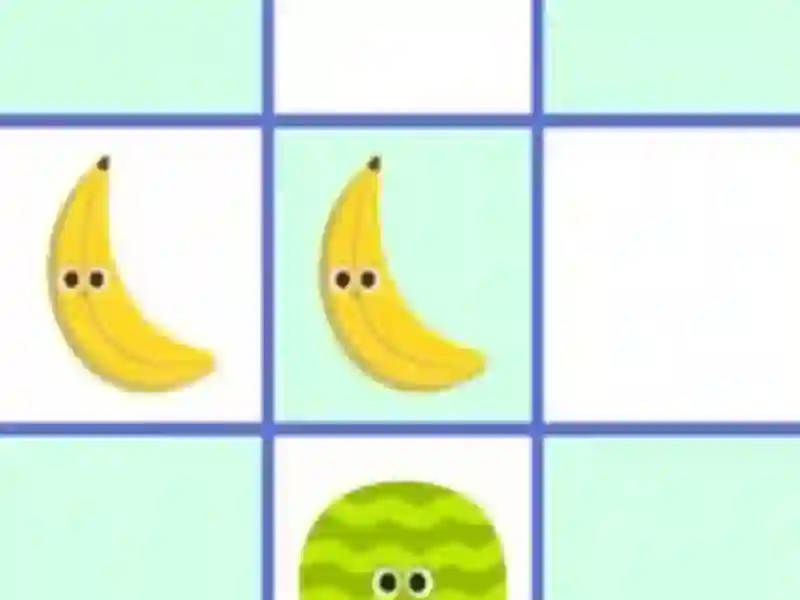 שפּיל Juicy Tic Tac Toe Battle אָנליין