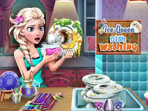 שפּיל Ice Queen Dish Washing אָנליין
