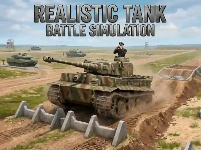 שפּיל Realistic Tank Battle Simulation אָנליין