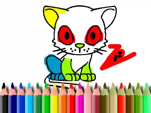 שפּיל Back To School: Cat Coloring אָנליין