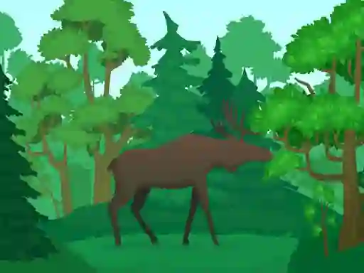שפּיל Wild Animals Coloring אָנליין