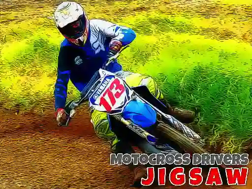 שפּיל Motocross Drivers Jigsaw אָנליין