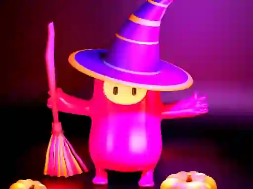 שפּיל Fall Guys Halloween Puzzle אָנליין