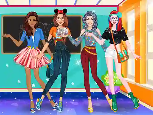 שפּיל High School Dress Up For Girls אָנליין