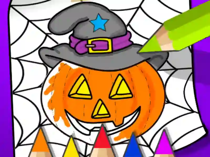 שפּיל Halloween Coloring Book אָנליין