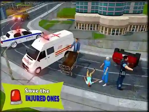 שפּיל Ambulance Rescue Driver Simulator 2018 אָנליין