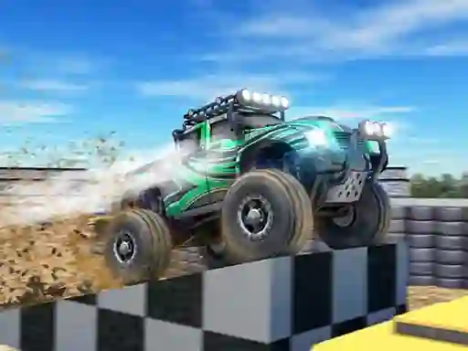 שפּיל 4x4 Monster Truck Driving 3D אָנליין