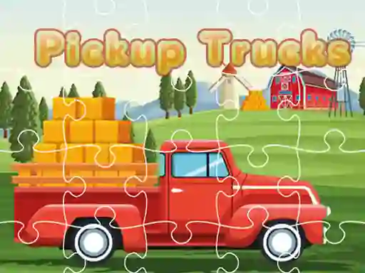 שפּיל Pickup Trucks Jigsaw אָנליין