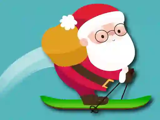 שפּיל Avalanche Santa Ski Xmas אָנליין