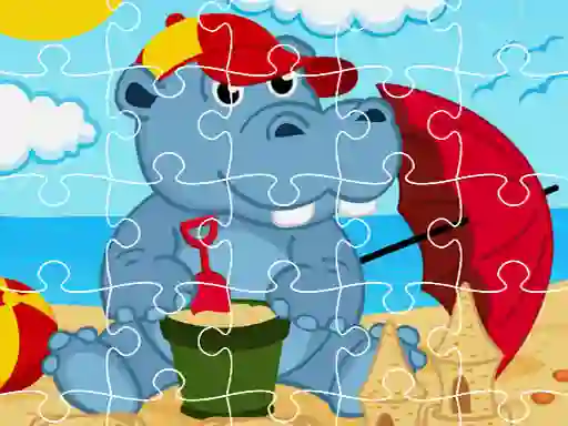 שפּיל Hippo Jigsaw אָנליין