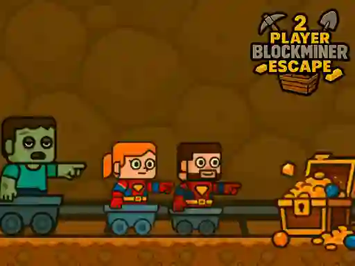 שפּיל 2 Player BlockMiner Escape אָנליין