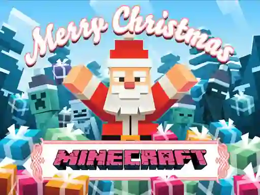 שפּיל MineCraft Christmas Jigsaw Puzzle אָנליין