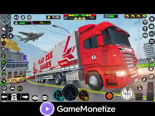 שפּיל Crazy car transport truck אָנליין
