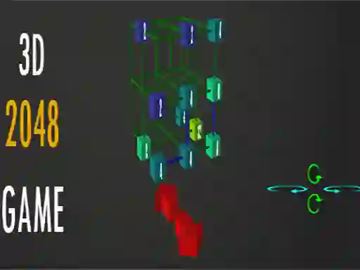 שפּיל 2048 - 3D אָנליין