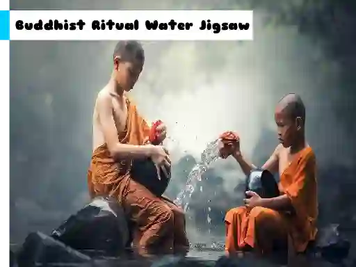 שפּיל Buddhist Ritual Water Jigsaw אָנליין