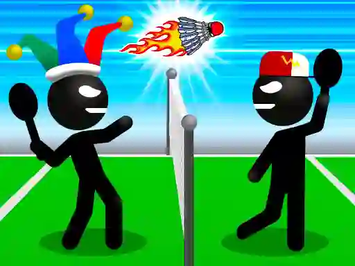 שפּיל Stickman Sports Badminton אָנליין