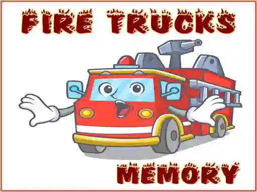 שפּיל Fire Trucks Memory אָנליין