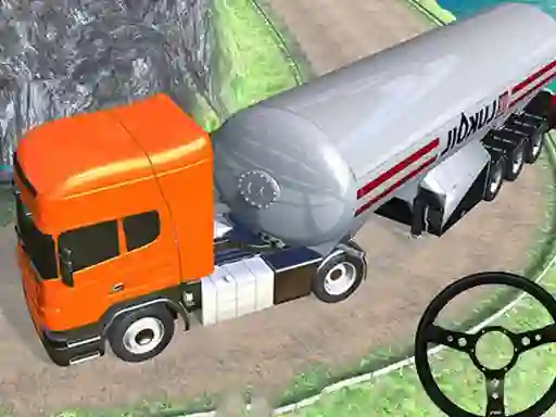 שפּיל Off road oil tanker transport truck אָנליין