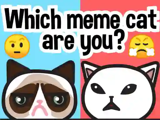 שפּיל Which Meme Cat Are You? אָנליין