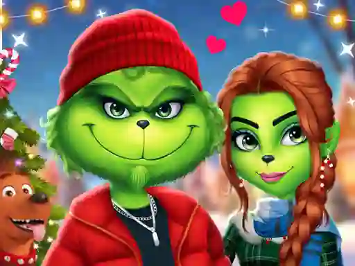 שפּיל The Grench Couple Holiday Dress up אָנליין