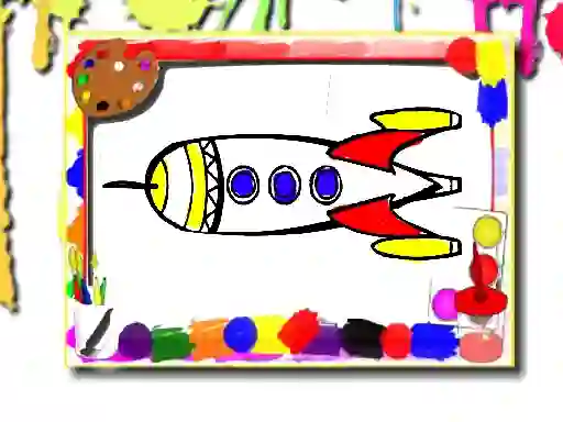 שפּיל Rockets Coloring Book אָנליין